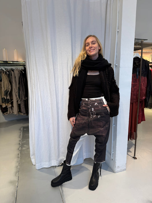 Rundholz DIP Trousers Brown Print