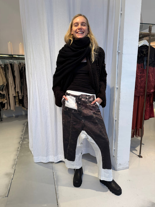 Rundholz DIP Trousers Brown Print