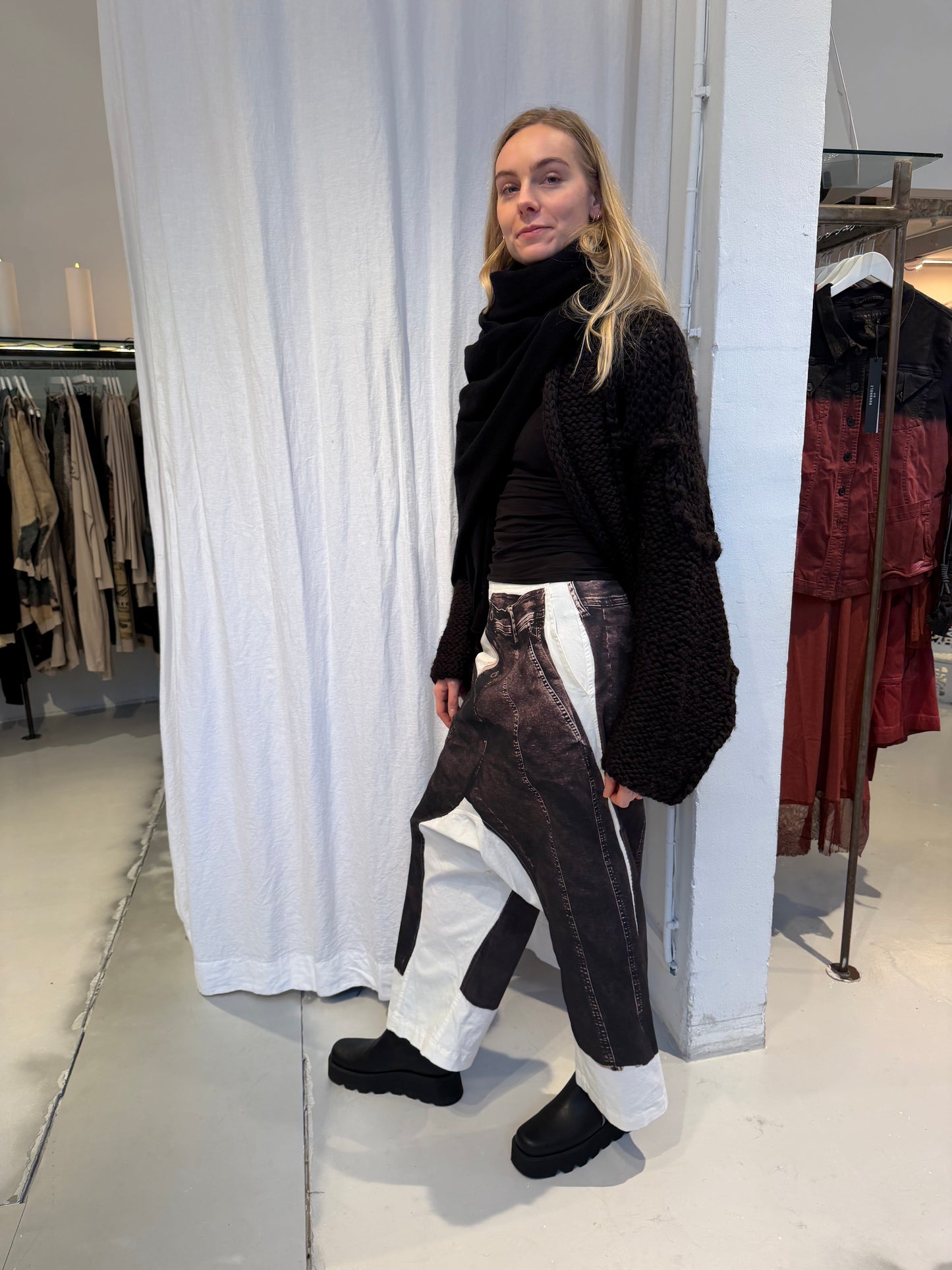 Rundholz DIP Trousers Brown Print