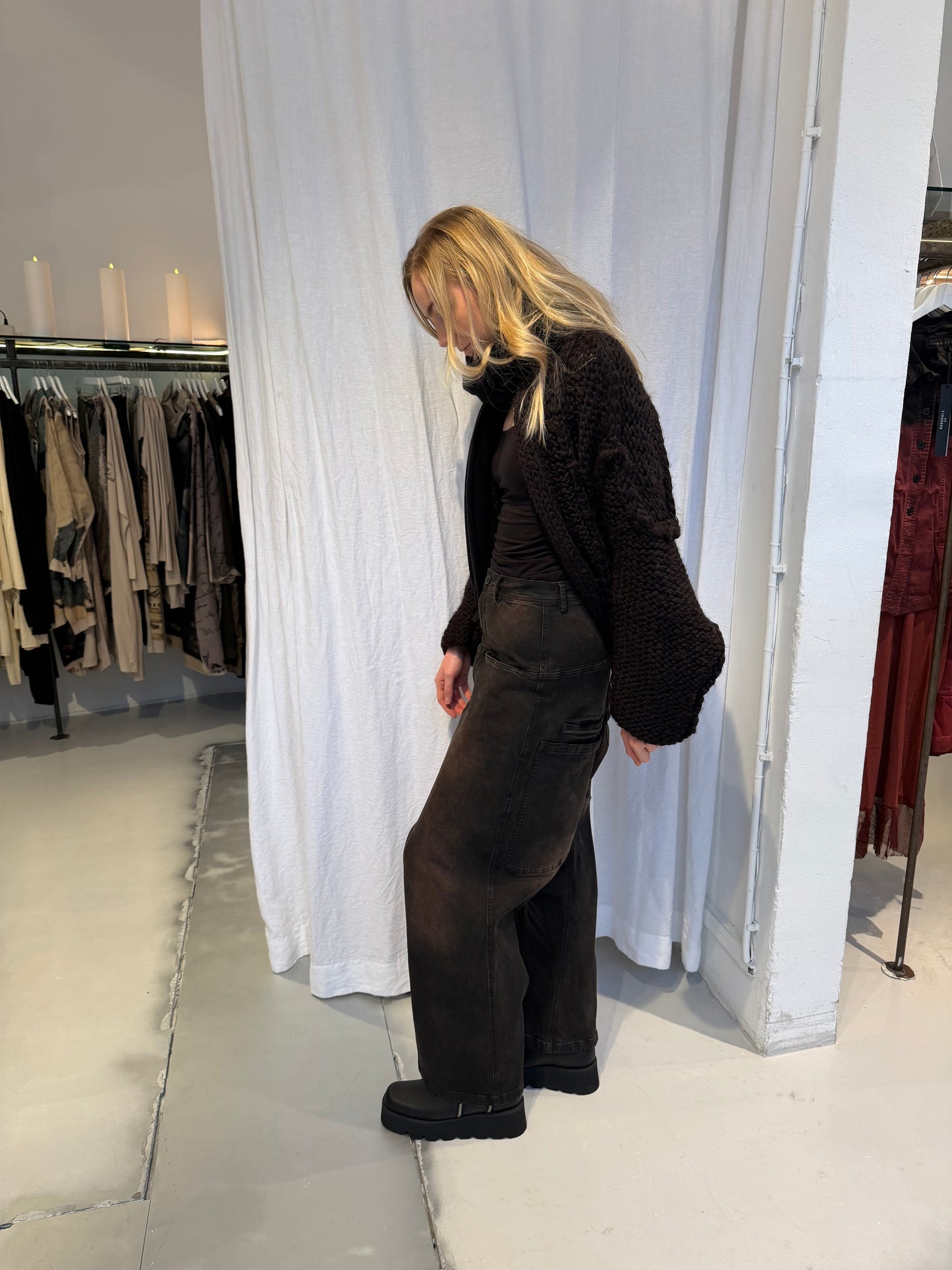 Rundholz DIP Jeans Brown Dye