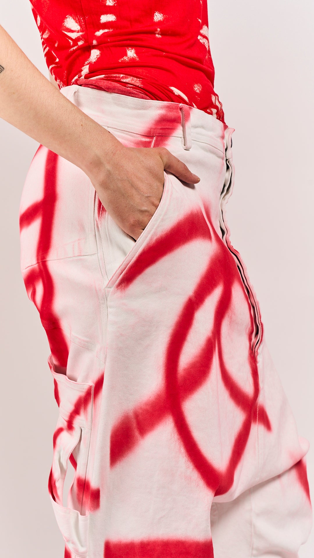 Rundholz Mainline Trousers Graffiti Ketchup