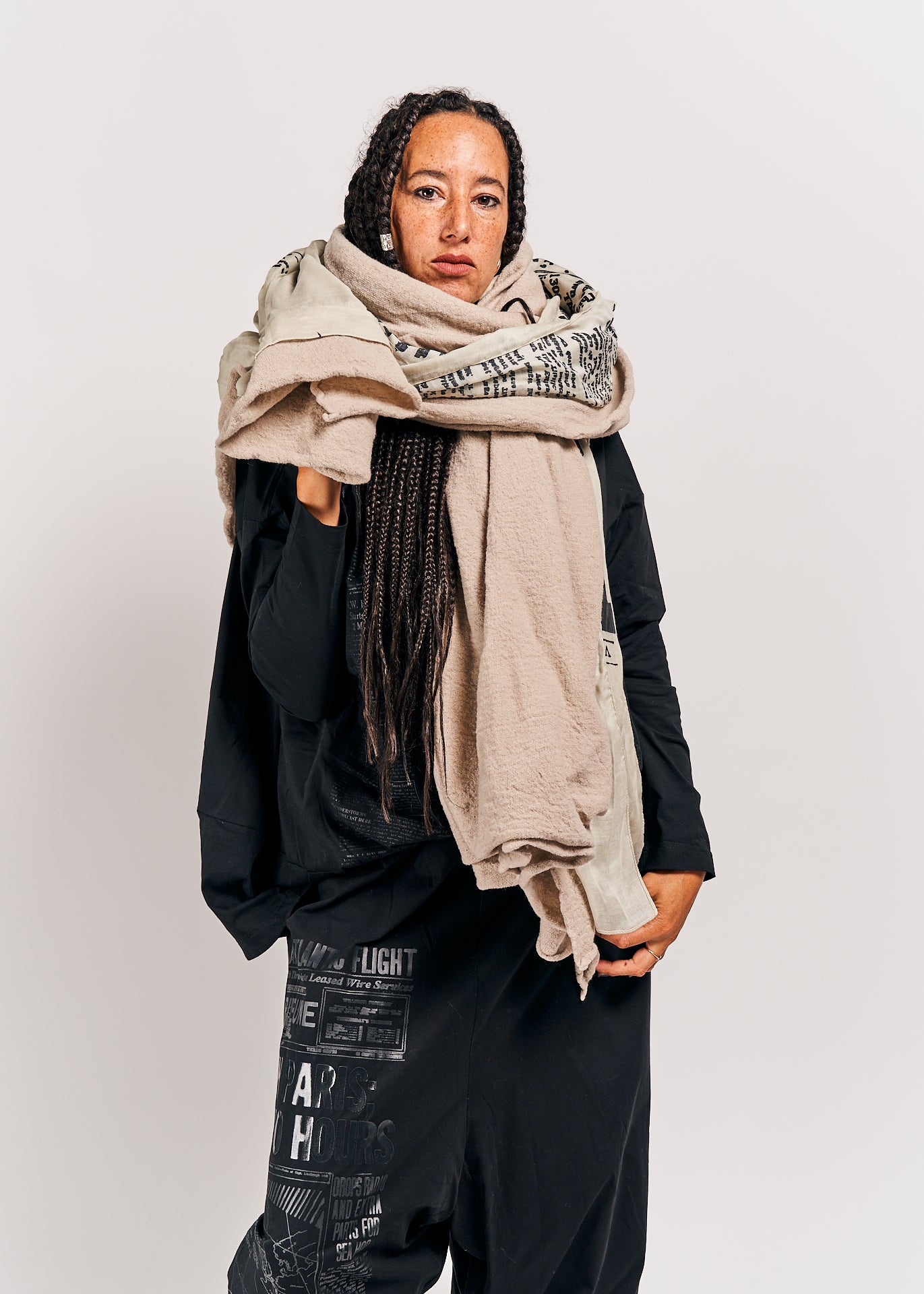 Rundholz DIP Scarf Eraser Print