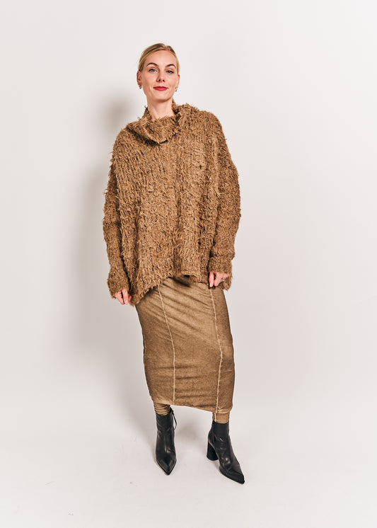 Rundholz Mainline Pullover Camel Melange