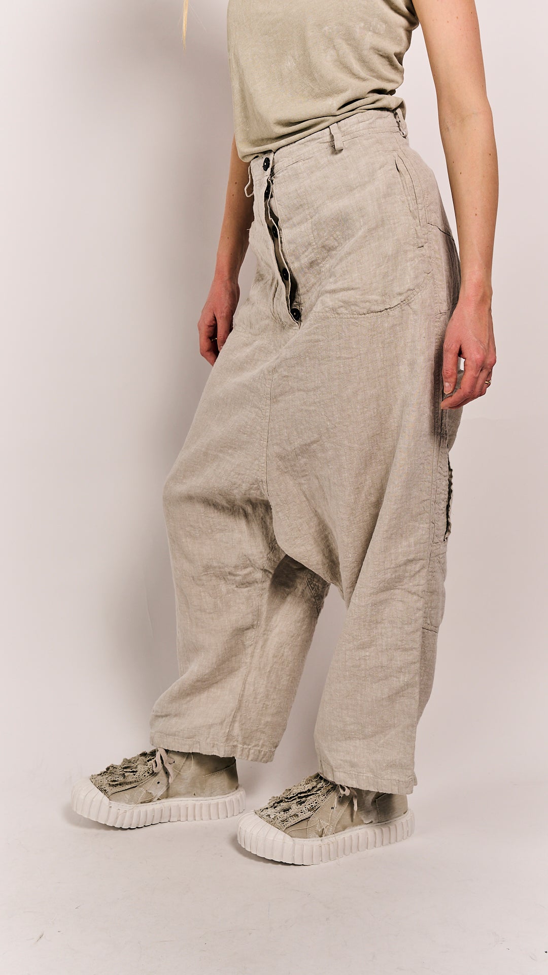 Rundholz DIP Trousers Linen Melange