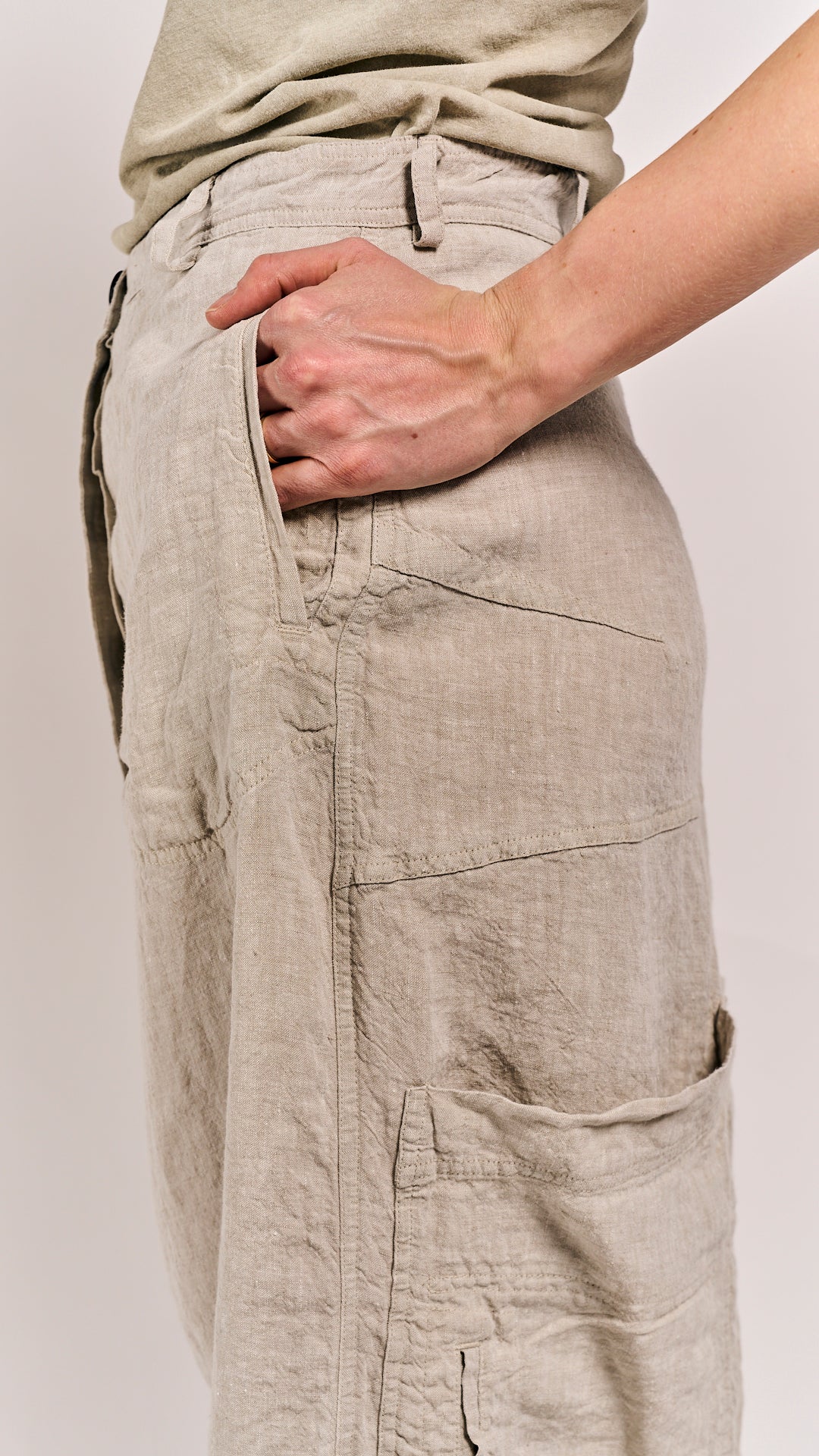 Rundholz DIP Trousers Linen Melange
