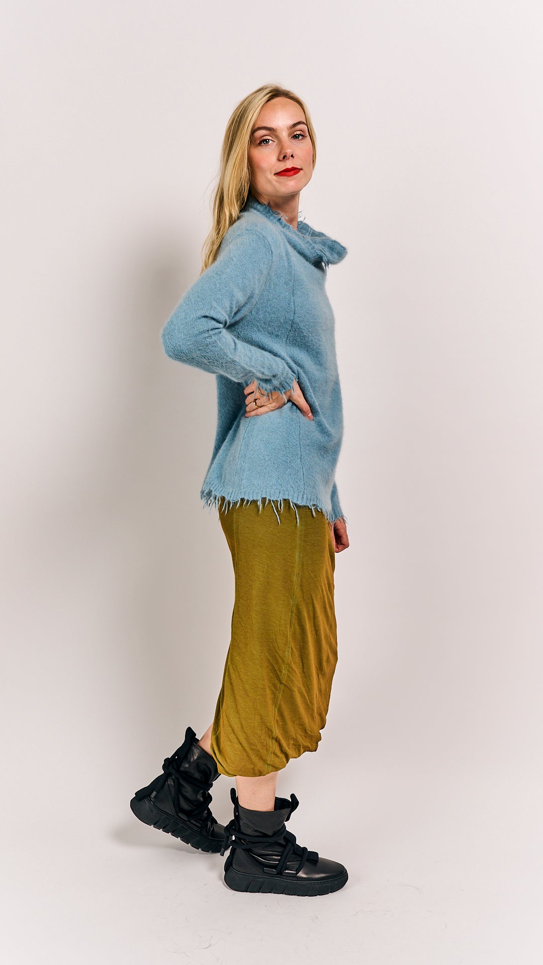 Rundholz DIP Fox Pullover Lagoon