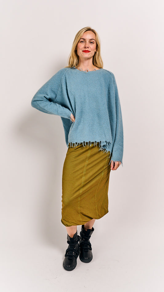 Rundholz DIP Fox Pullover Lagoon