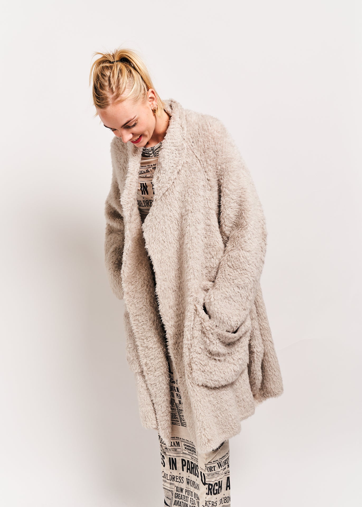 Rundholz DIP Knitted Coat Eraser Mel