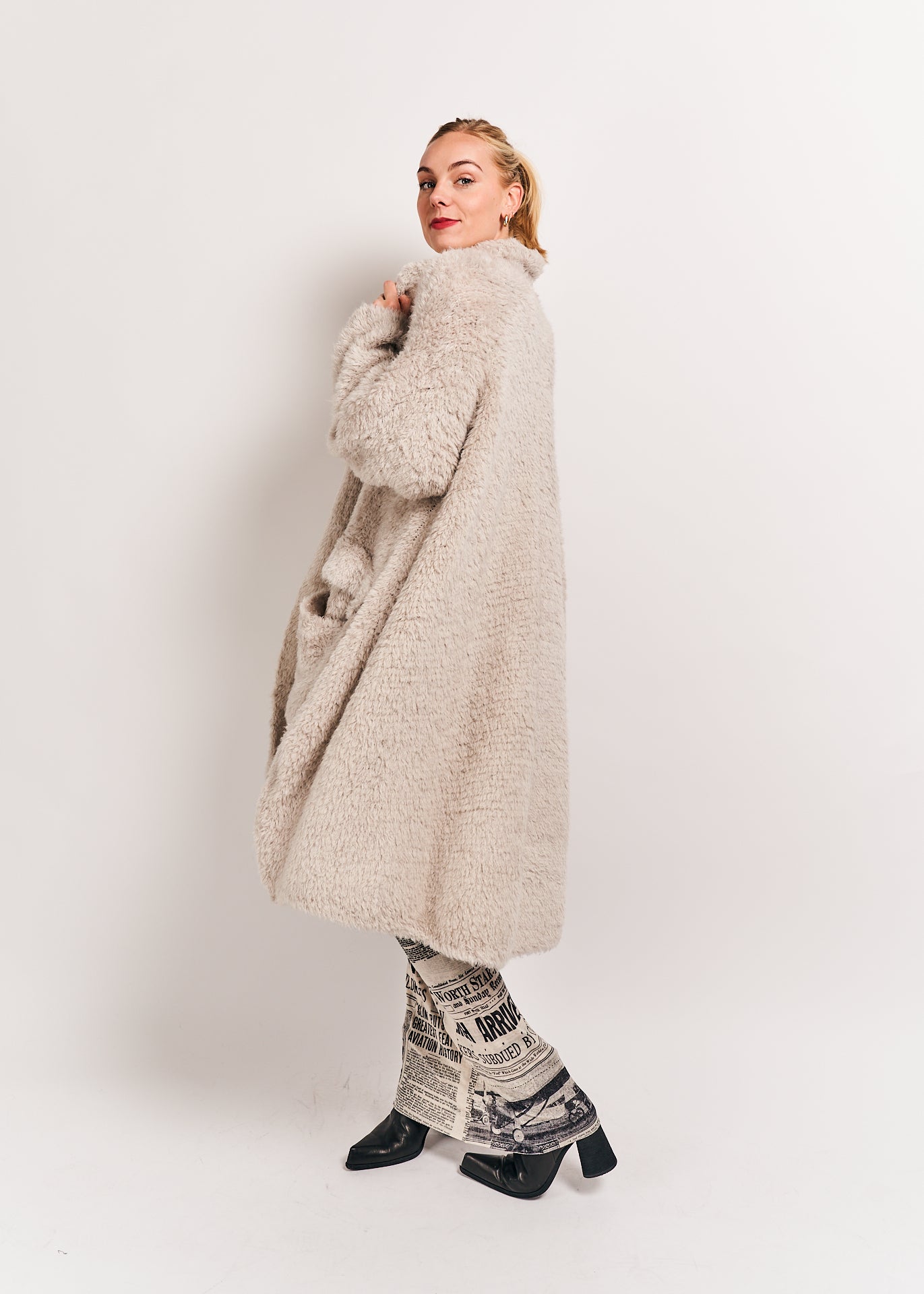 Rundholz DIP Knitted Coat Eraser Mel