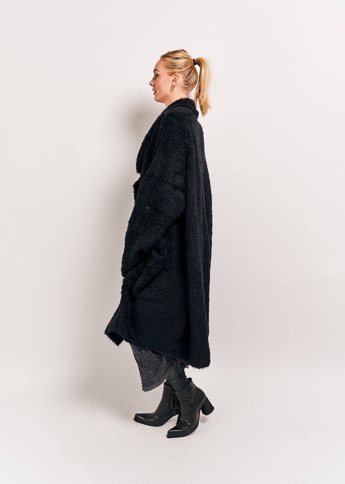 Rundholz DIP Knitted Coat Black