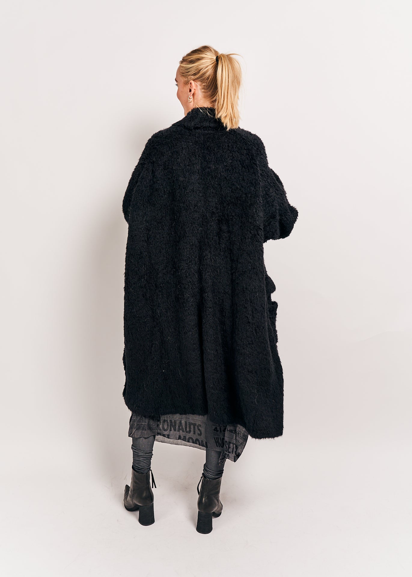 Rundholz DIP Knitted Coat Black