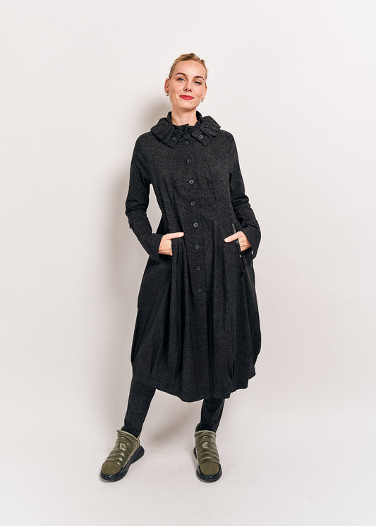 Rundholz Black Label Coat Black Shiny Print