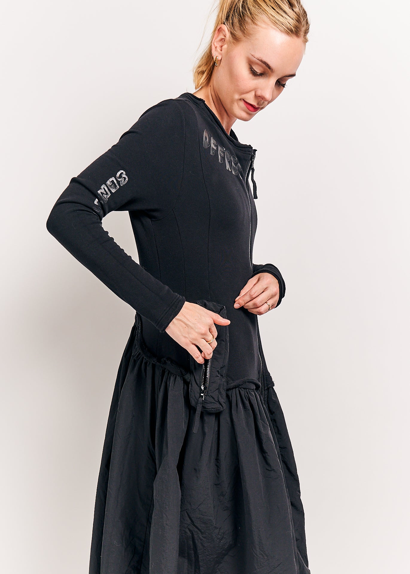 Rundholz Black Label Dress Black Print size Extra Small – StoreRiele Rundholz Black Label Dress Black Print size Extra Small – StoreRiele