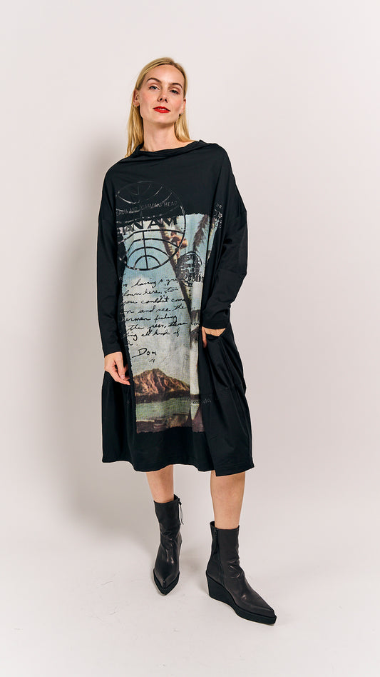 Rundholz DIP Dress Waikiki Black Print