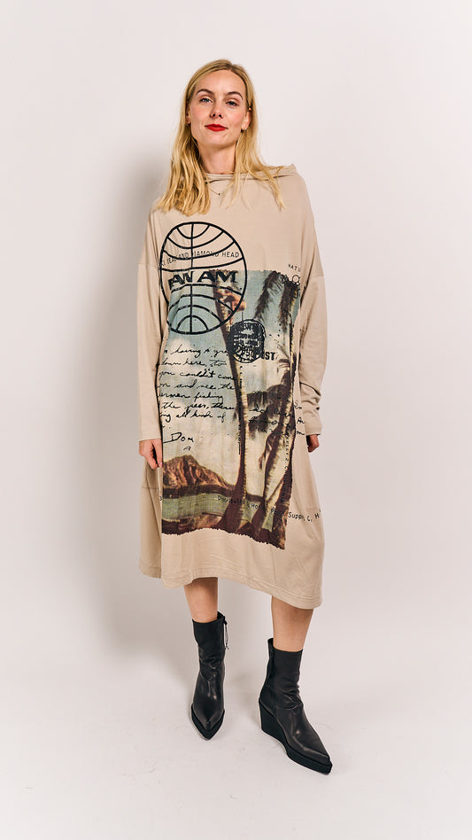 Rundholz DIP Dress Waikiki Sand Print