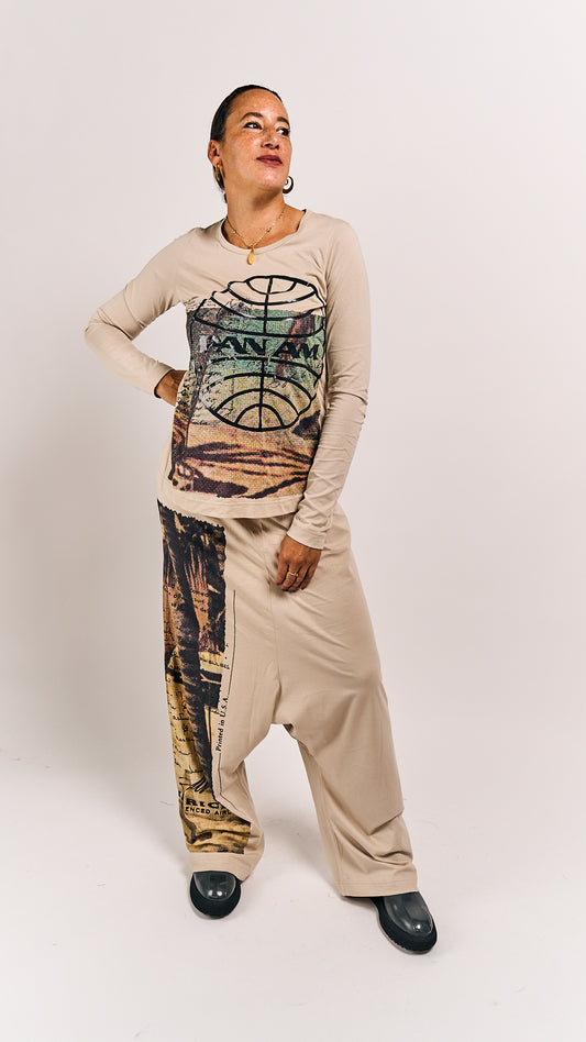 Rundholz DIP Trousers Waikiki Sand Print
