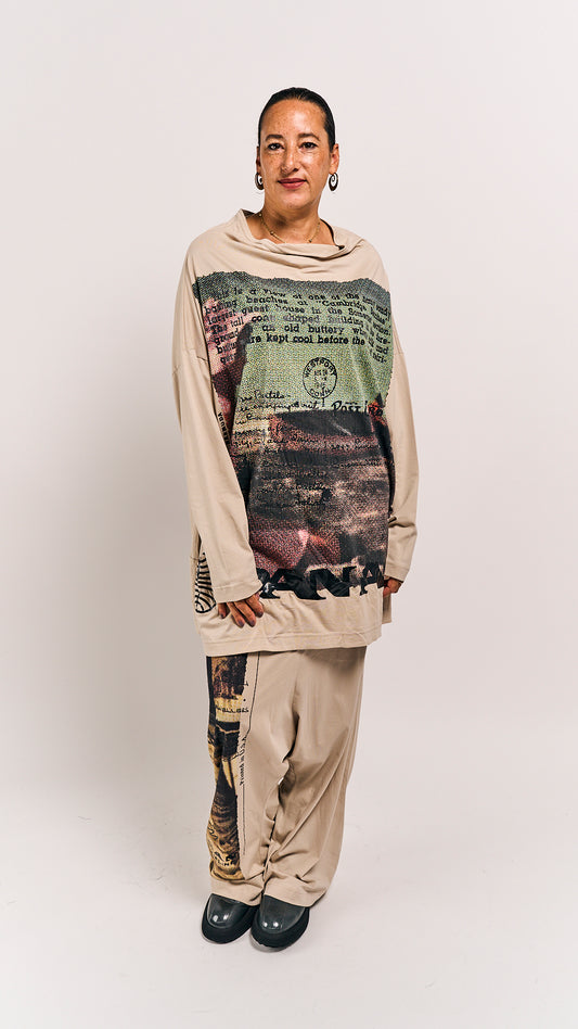 Rundholz DIP Shirt Waikiki Sand Print
