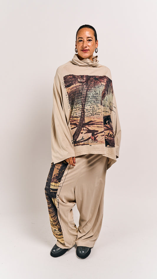 Rundholz DIP Shirt Waikiki Sand Print