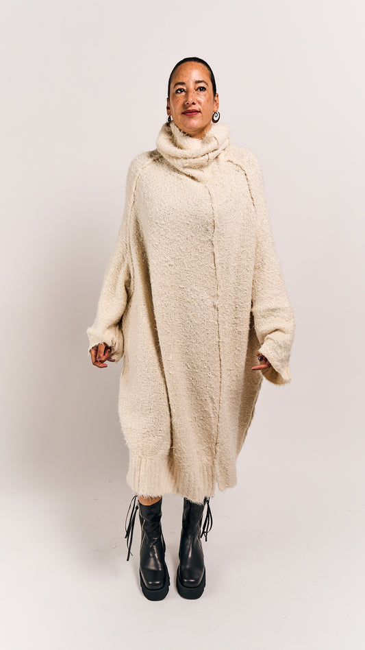 Rundholz Mainline Silk Dress Bone