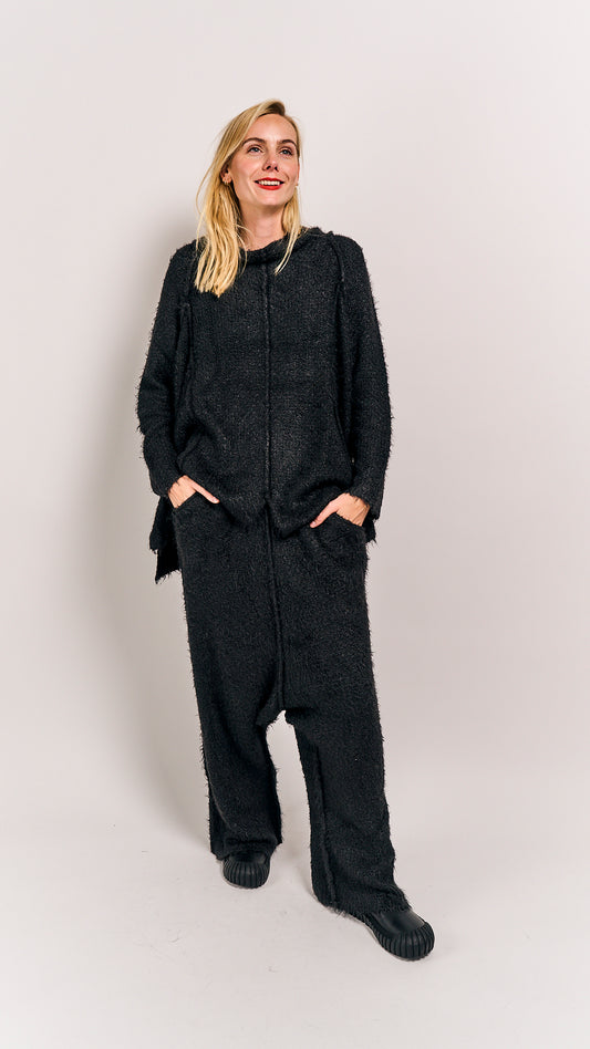 Rundholz Mainline Silk Trousers Black