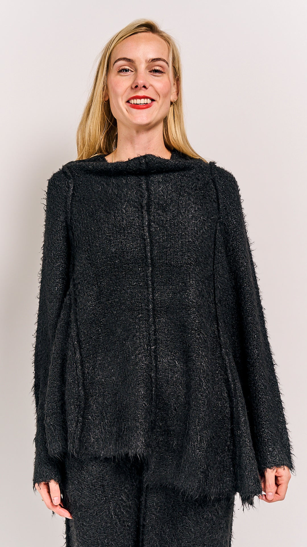 Rundholz Mainline Silk Pullover Black