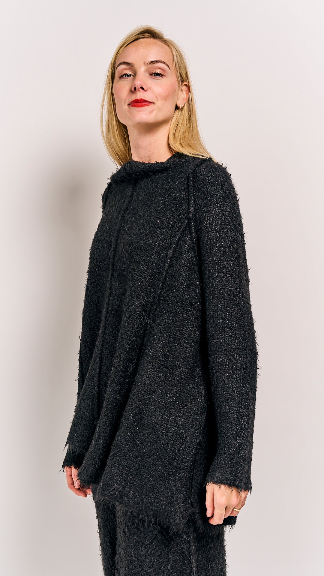 Rundholz Mainline Silk Pullover Black