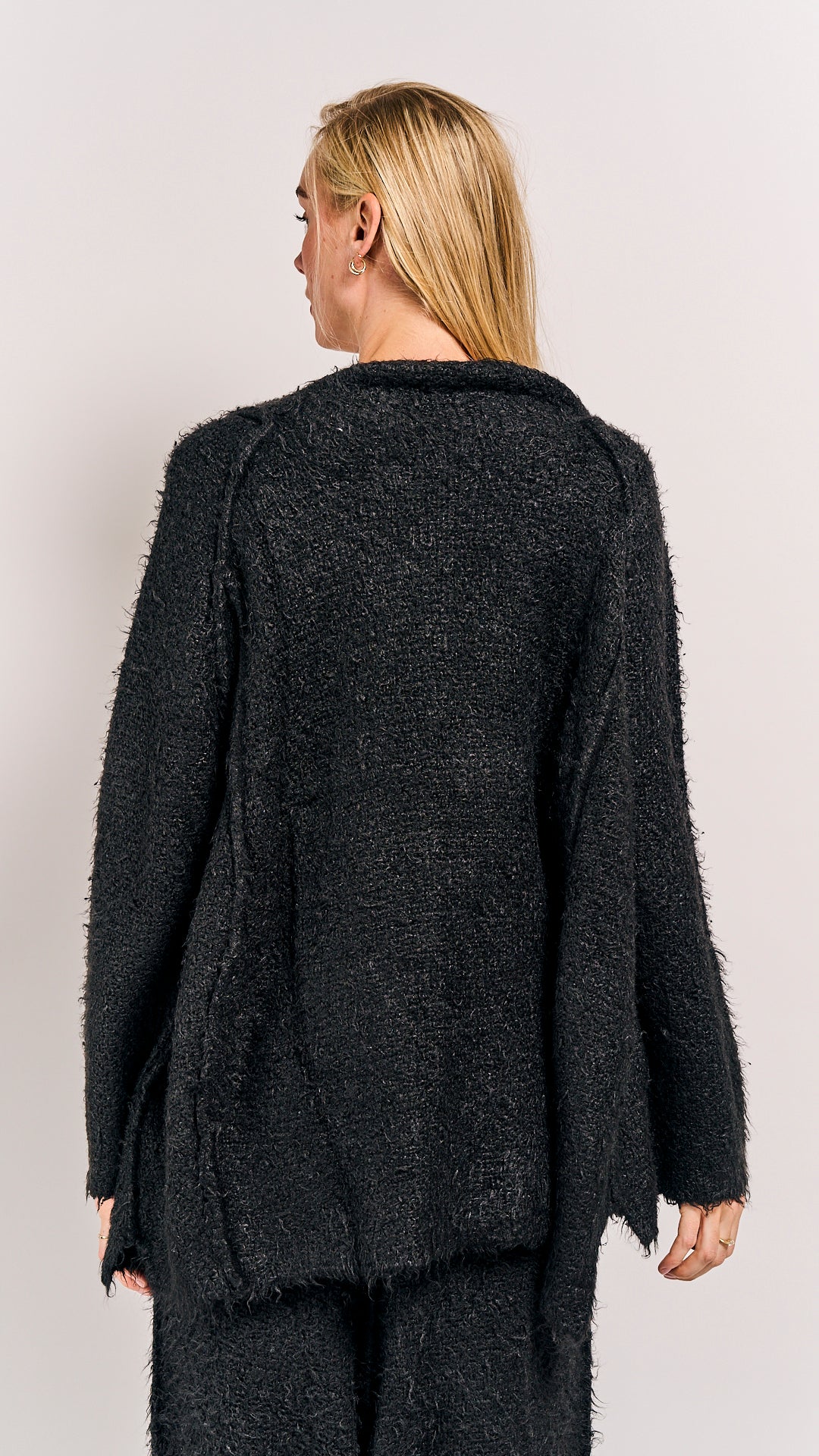 Rundholz Mainline Silk Pullover Black