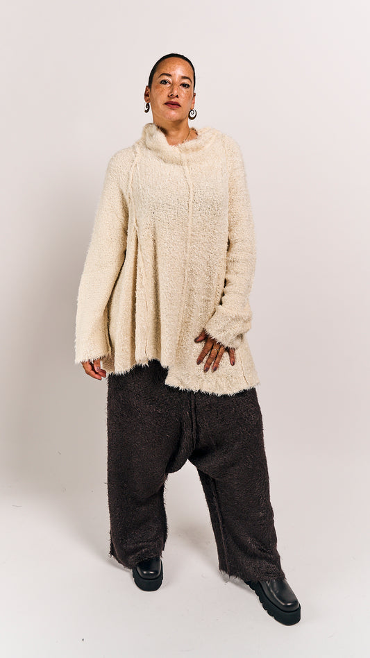 Rundholz Mainline Silk Pullover Bone