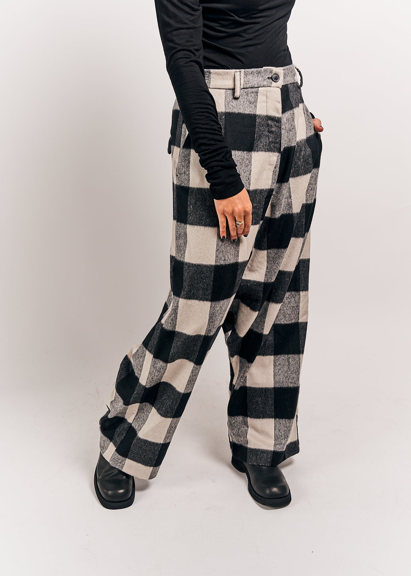 Rundholz Mainline Trousers Black Check