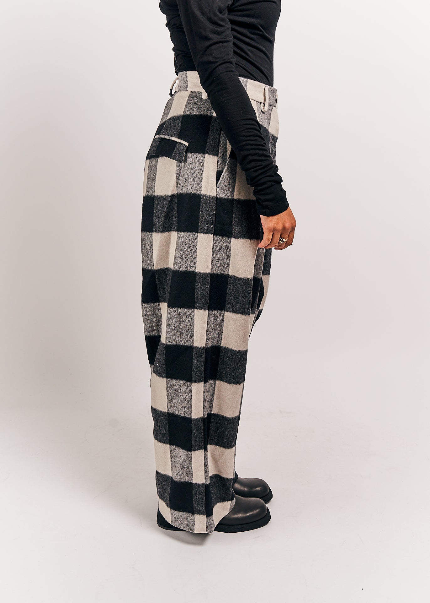 Rundholz Mainline Trousers Black Check