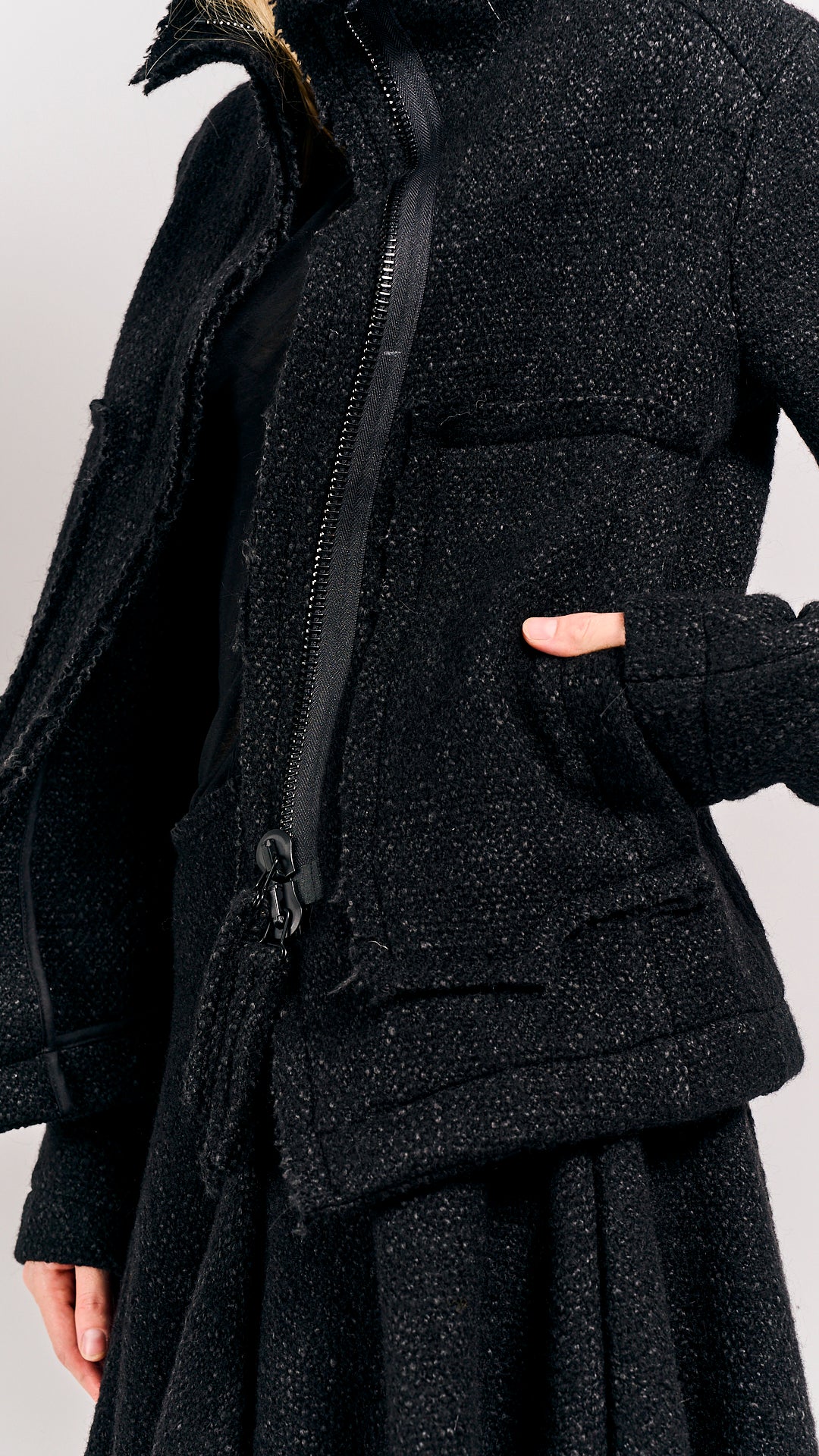 Rundholz Mainline Jacket Black Melange