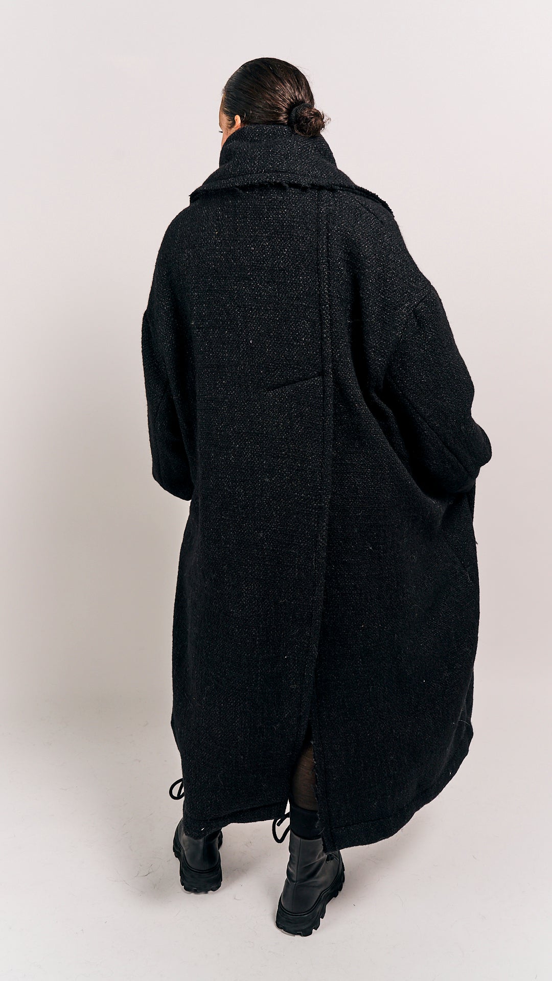 Rundholz Mainline Coat Black Melange