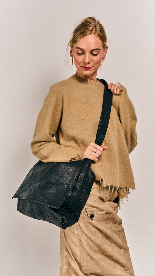 Rundholz Mainline Leather Bag Petrol