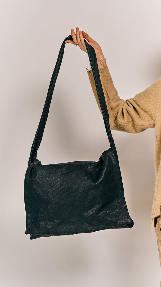 Rundholz Mainline Leather Bag Petrol