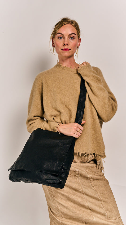 Rundholz Mainline Leather Bag Black