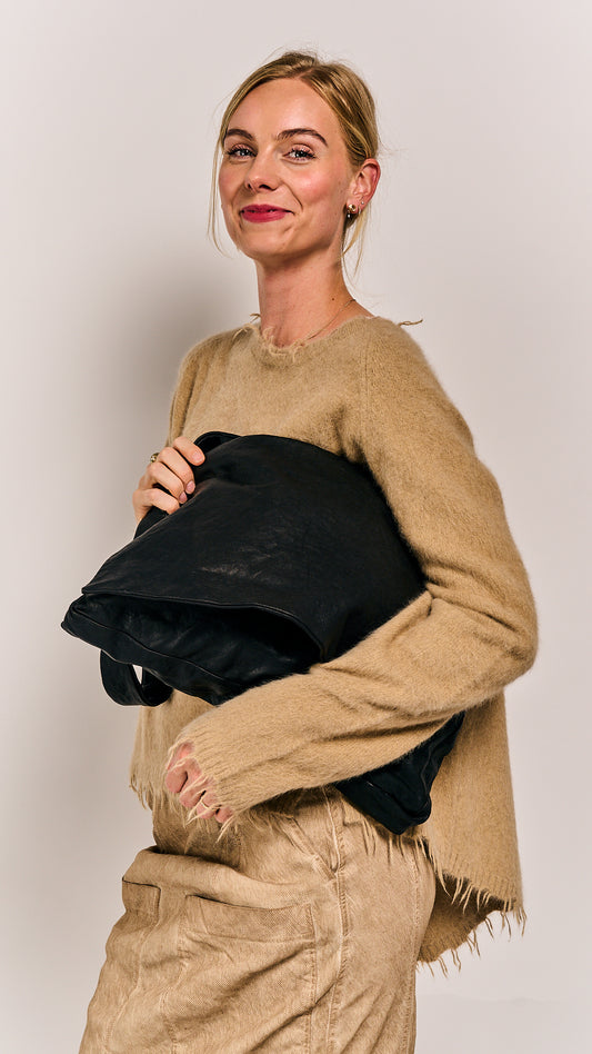 Rundholz Mainline Leather Bag Black