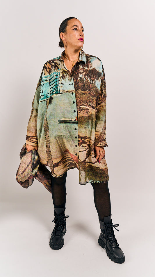 Rundholz DIP Blouse Bermuda Print 1