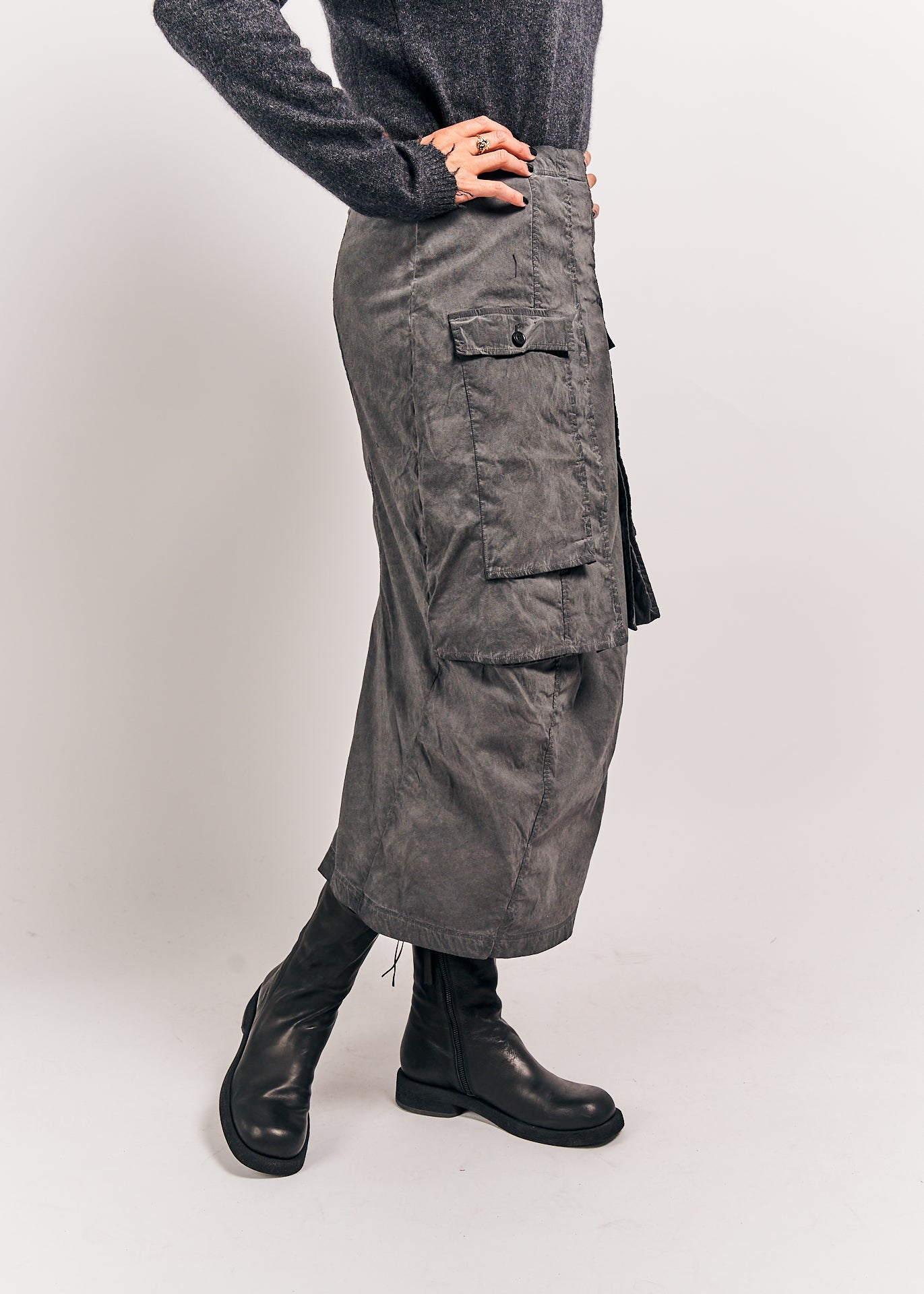 Rundholz DIP Skirt Coal Cloud