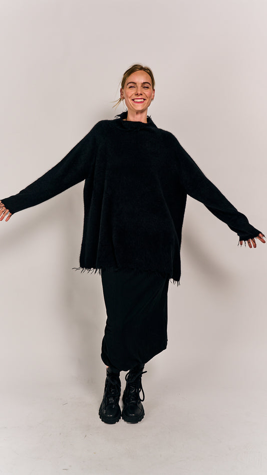Rundholz DIP Fox Pullover Black