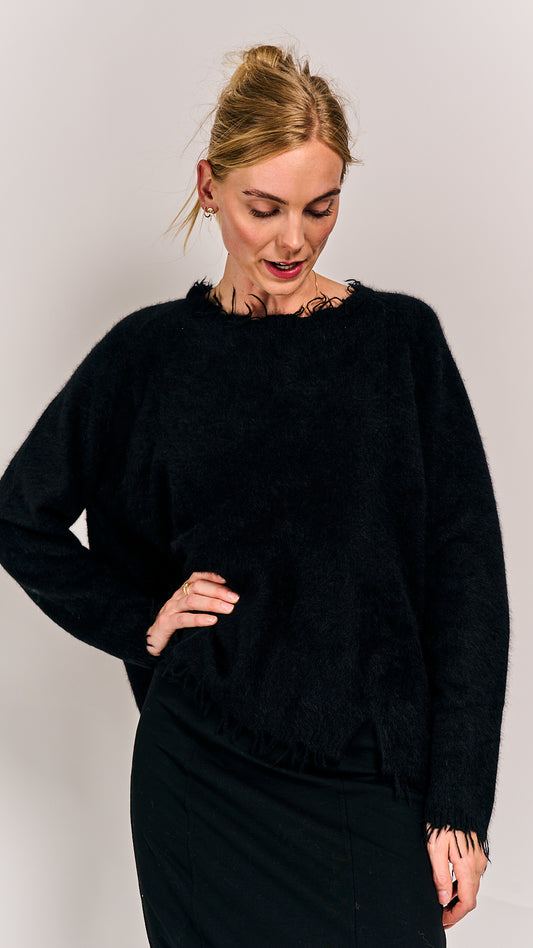 Rundholz DIP Fox Pullover Black