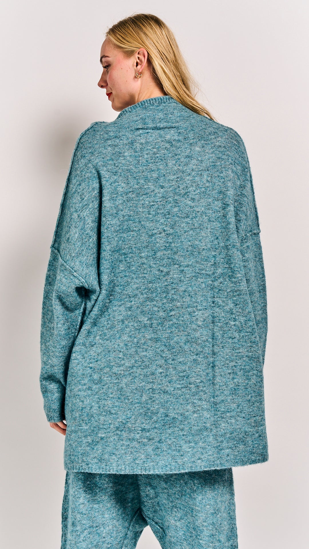 Rundholz DIP Pullover Lagoon Melange