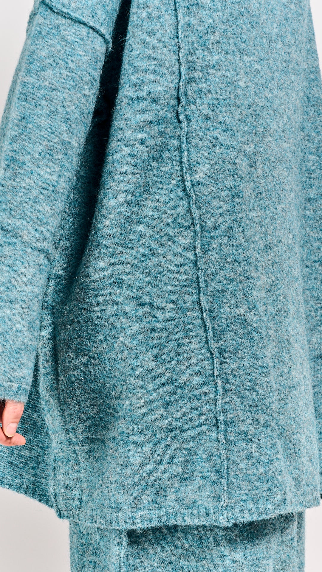 Rundholz DIP Pullover Lagoon Melange