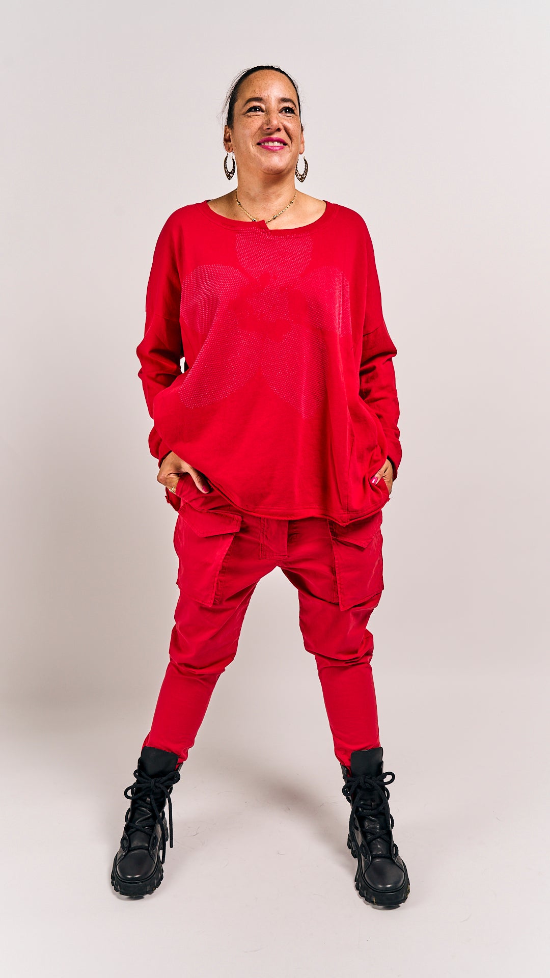 Rundholz Black Label Pullover Rose Lotusflock