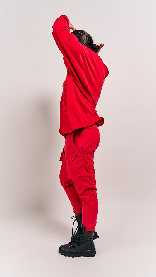 Rundholz Black Label Pullover Rose Lotusflock