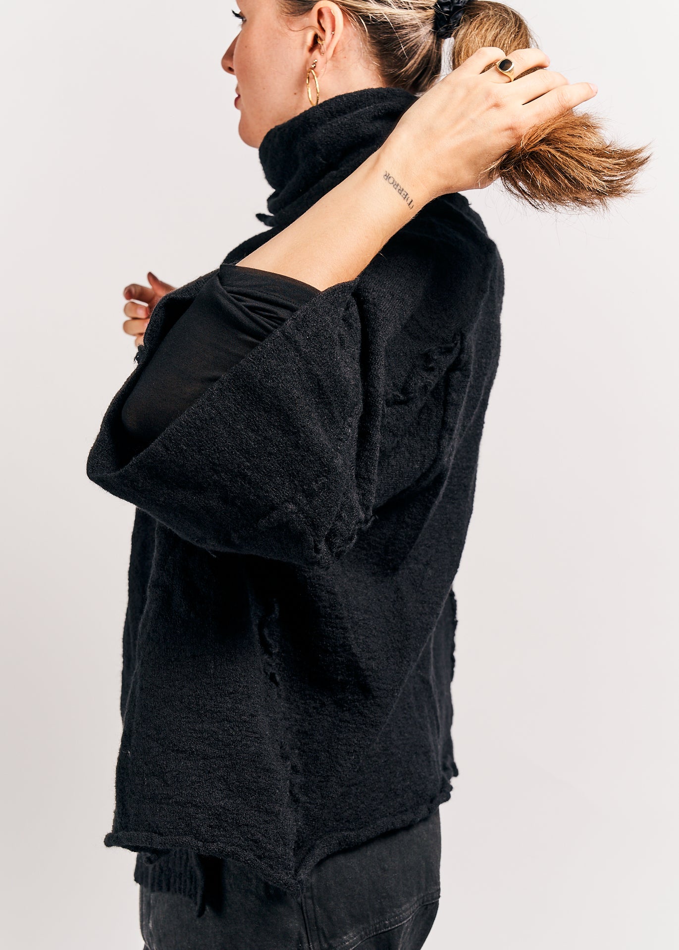 Rundholz DIP Pullover Black