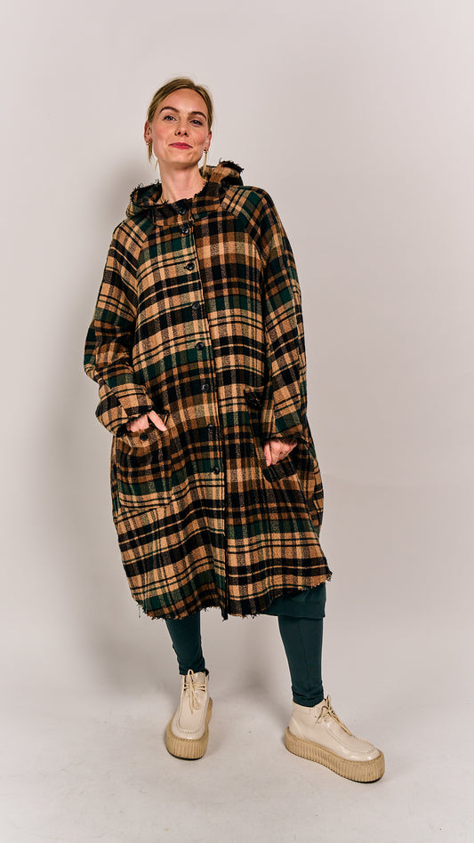 Rundholz Black Label Coat Forest Check