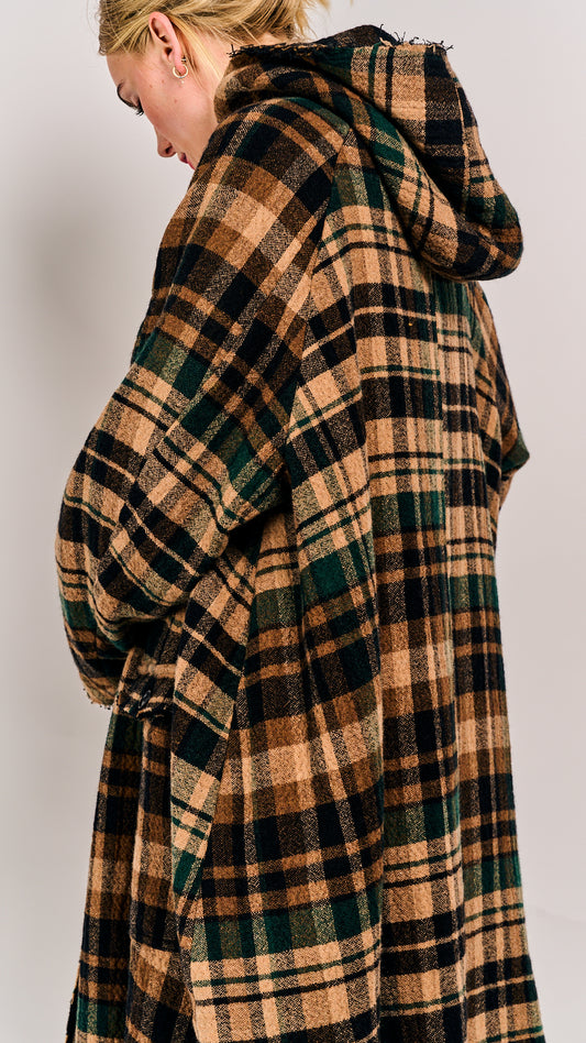 Rundholz Black Label Coat Forest Check