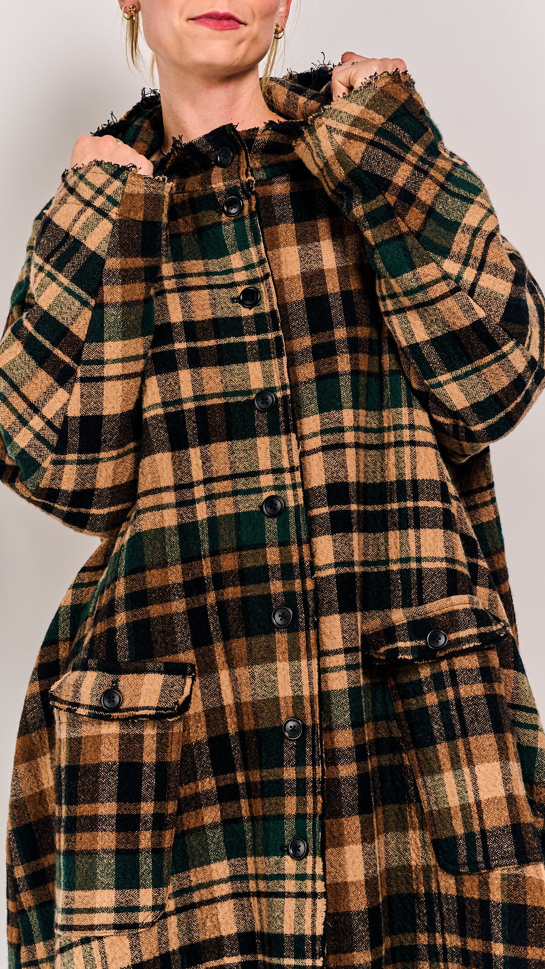 Rundholz Black Label Coat Forest Check