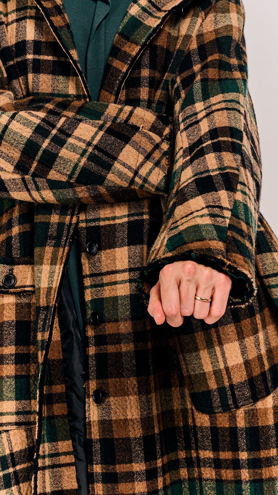 Rundholz Black Label Coat Forest Check