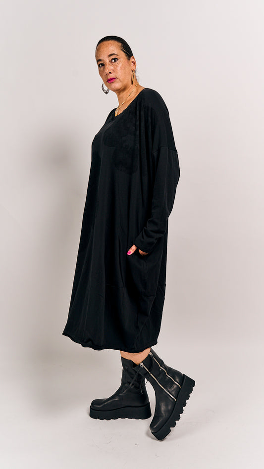 Rundholz Black Label Dress Black Blackflock